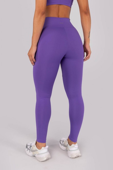 Calça Legging sem Gancho e com Recortes (Violeta) | Ref: K4552-B