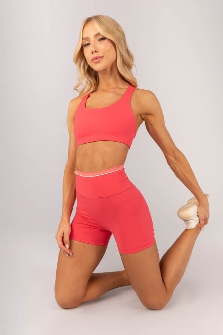 K4584-B_Short_com_Vivo_na_Vira_Rosa_Pink__Aquarela__Off-White__Ref:_K4584-B