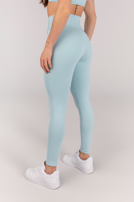 Calça Legging com Detalhes Em Chapado no Cós (Glacial) | Ref: K4650-B