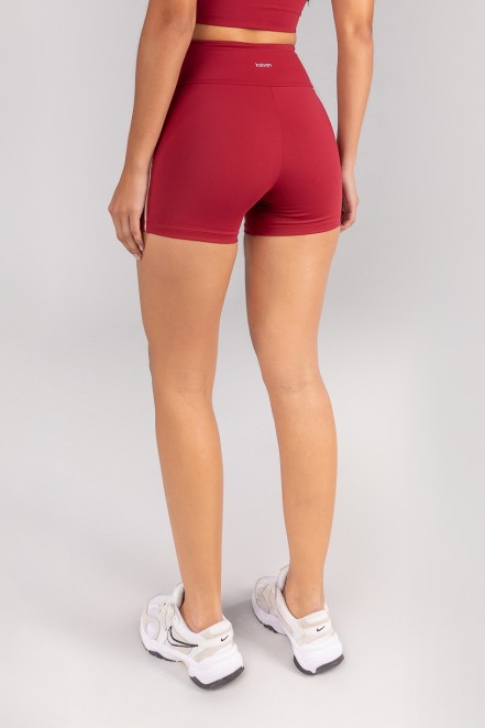 Short com Chapados (Vinho / Off-White) | Ref: K4356-F