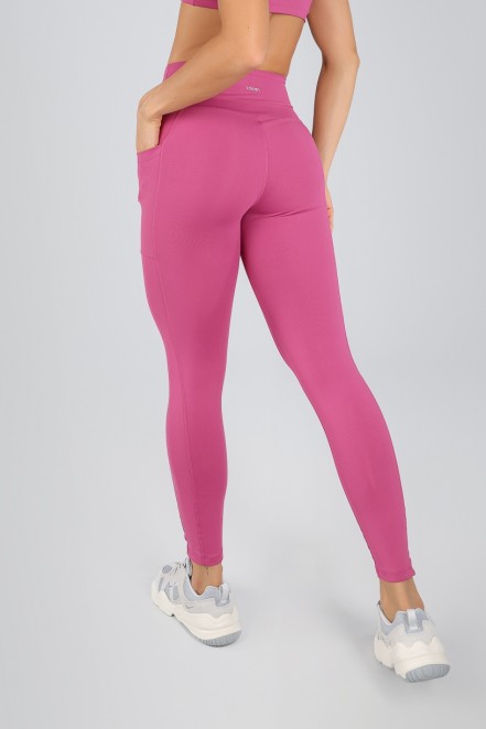 Calça Legging com Recorte no Cós e Bolsos nas Laterais (Sorbet) | Ref: K4716-B