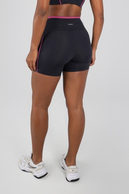 Short sem Gancho com Vivo e Vira (Preto / Sorbet) | Ref: K4720-B