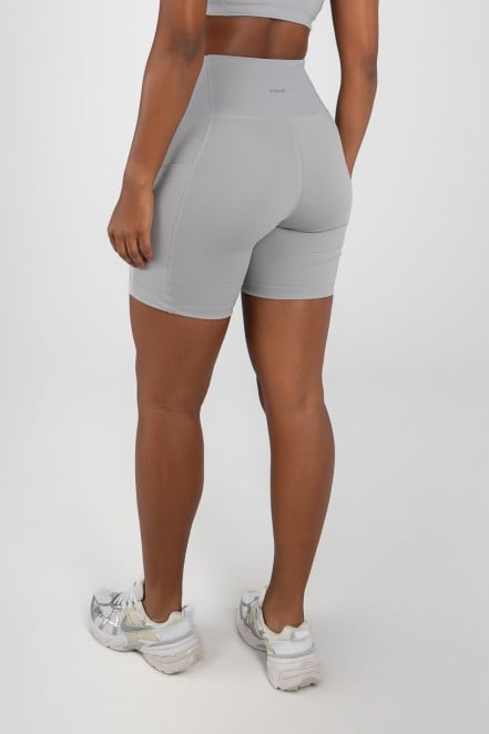 Short Run com Bolsos (Cinza) | Ref: K4729-A