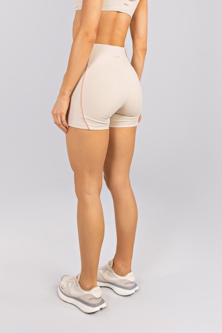 Short com Bolsos e Vivo (Off-White / Macadâmia) | Ref: K4648-C