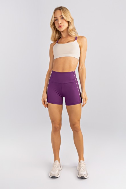 K4749-A_Short_com_Vivos_Duplos_Coloridos_Ametista__Off-White__Ref:_K4749-A