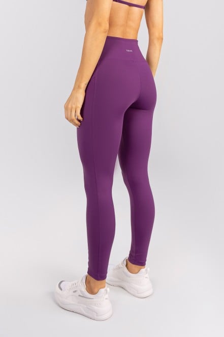 Calça Legging com Bolsos e Recortes (Ametista) | Ref: K4751-B
