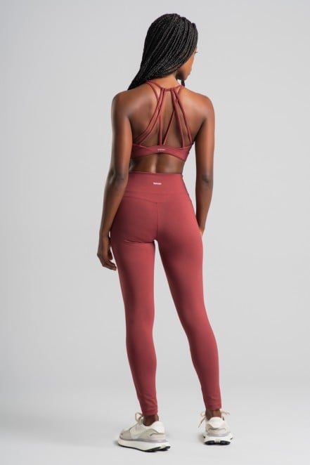 Calça Legging sem Gancho com Recortes (Rum) | Ref: K4822-C