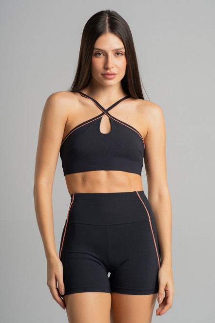 K4856-A_Short_com_Vivo_Contrastante_Preto__Telha__Ref:_K4856-A