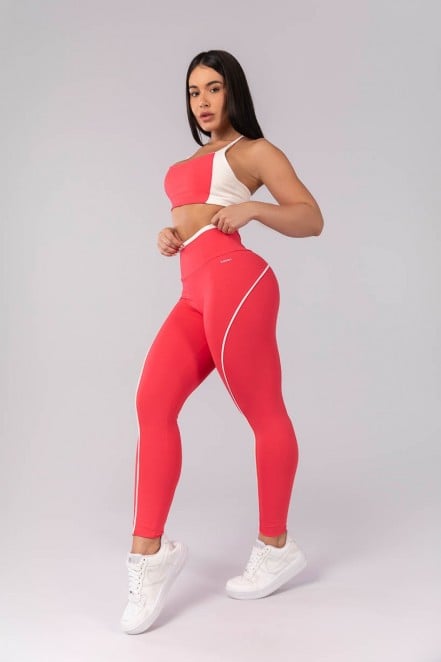 K4119-C_Calca_Legging_com_Vivo_e_Vira_no_Cos_Rosa_Pink__Off-White__Ref:_K4119-C