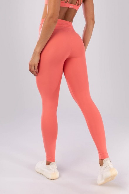 Calça Legging com Cós Transpassado com Cobertura (Aquarela) | Ref: K4518-A