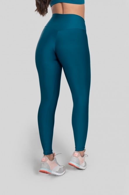 Calça Legging Básica com Cós Triangular (Azul Petróleo) | Ref: K2890-K