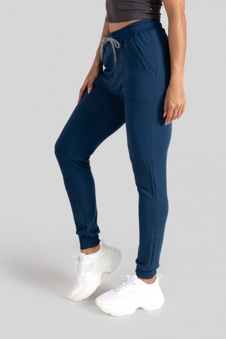 Calça Jogger (Azul / Cinza) | Ref: K3094-B