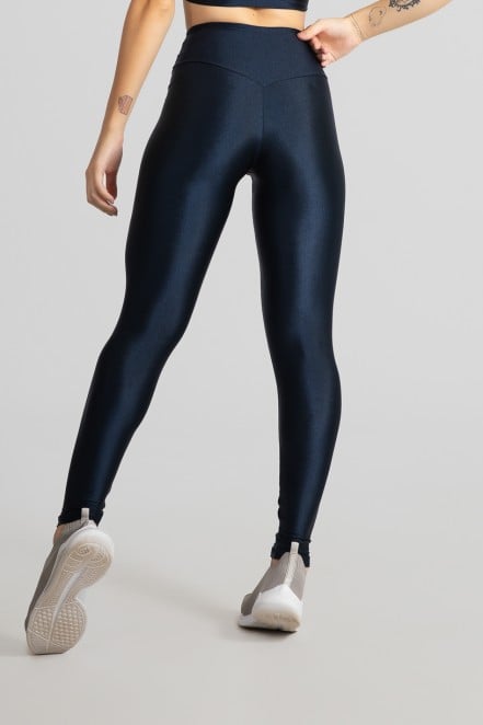 Calça Legging com Cós Triangular (Azul Marinho) | Ref: GO530-B