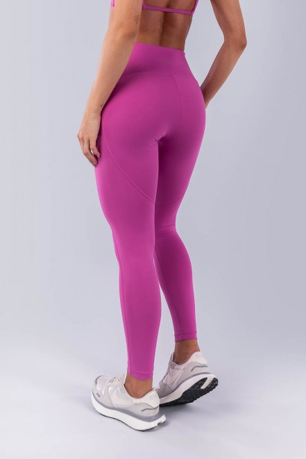 Calça Legging com Recortes e Cós Diferenciado (Rosa Fúcsia) | Ref: K4479-A