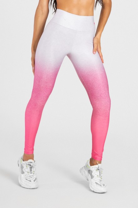 Calça Legging Estampa Digital com Cós Duplo (Pink Glow) | Ref: K3087-C