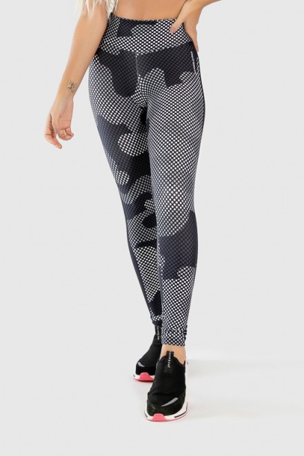 Calça Legging Fitness Estampa Digital Camo Screen | Ref: GO331