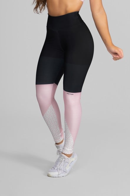 Calça Legging Fitness Estampa Digital Geometric Flowers | Ref: GO179