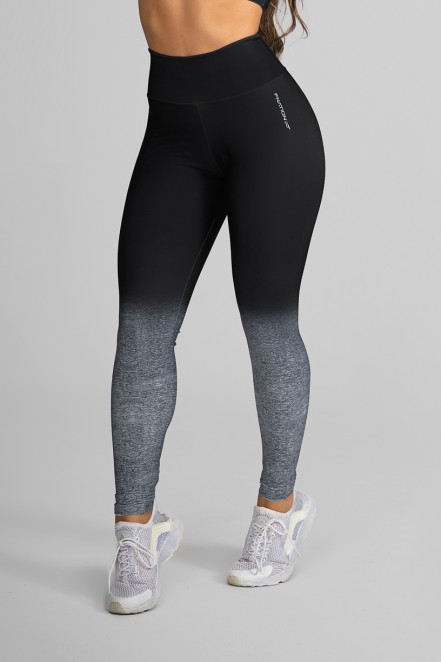 Calça Legging Fitness Estampa Digital Gray Gradient | Ref: GO190