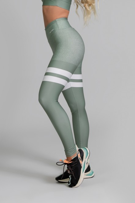 Calça Legging Fitness Estampa Digital Green Army | Ref: GO390