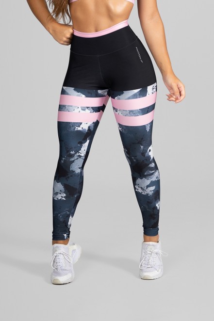 Calça Legging Fitness Estampa Digital Marmorized | Ref: GO172