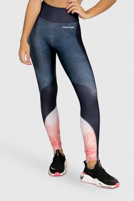 Calça Legging Fitness Estampa Digital Massing Corals | Ref: GO271