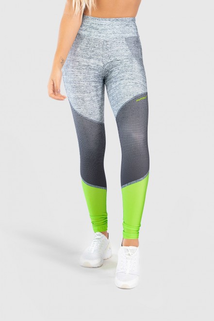 Calça Legging Fitness Estampa Digital Neon Light | Ref: GO239