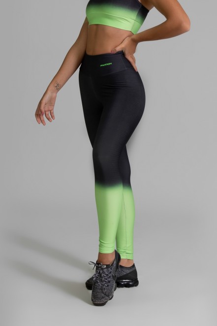 Calça Legging Fitness Estampa Digital Neon Transition | Ref: GO394