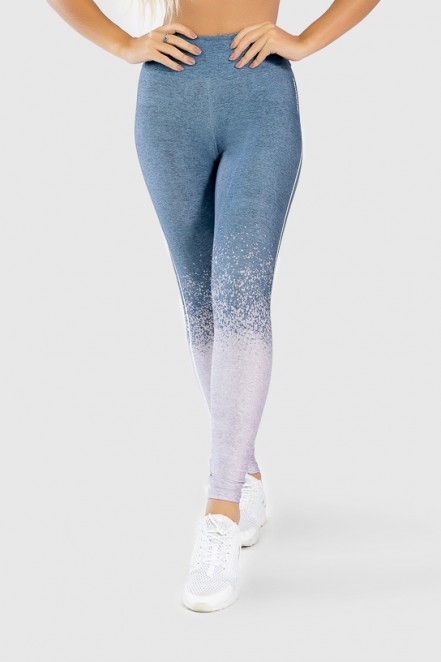 Calça Legging Fitness Estampa Digital Old Purple | Ref: GO283