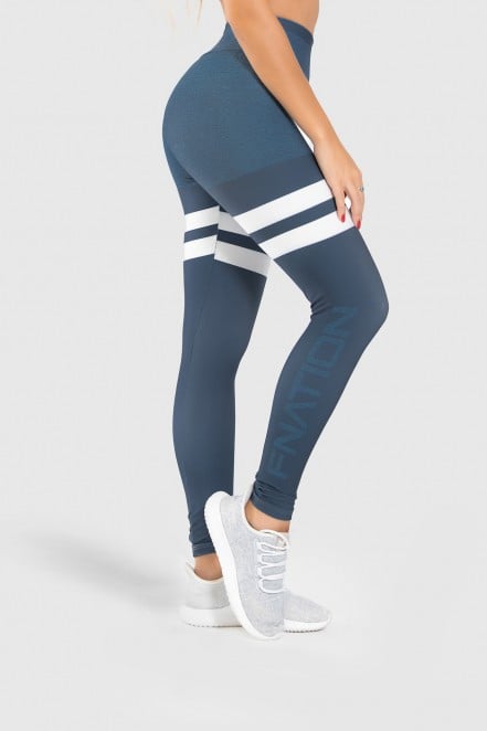 Calça Legging Fitness Estampa Digital United Lines | Ref: GO402