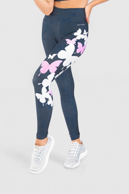 Calça Legging Fitness Estampa Digital Wings of a Butterfly | Ref: GO212