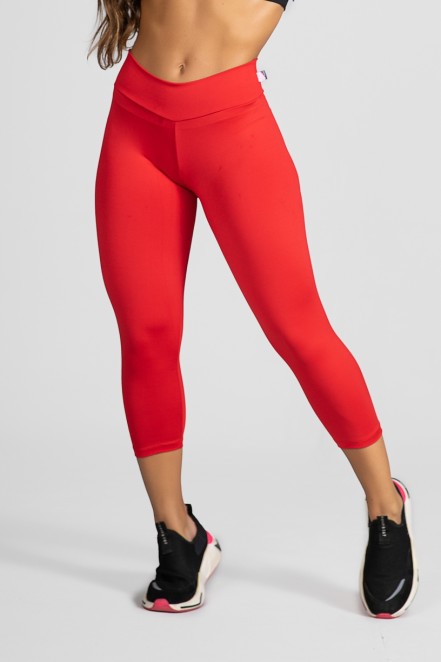 Calça Corsário (Vermelho) | Ref:F73-007