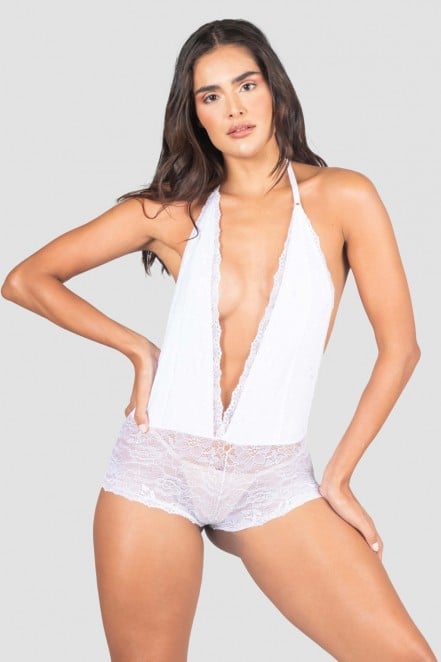 Body Lingerie Tailandês (Branco) | Ref: P04-4-B