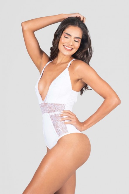 Body Lingerie Vera (Branco) | Ref: P04-5-B