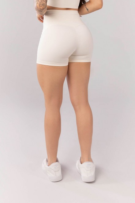 Short com Cós Diferenciado (Off White) | Ref: K4033-B