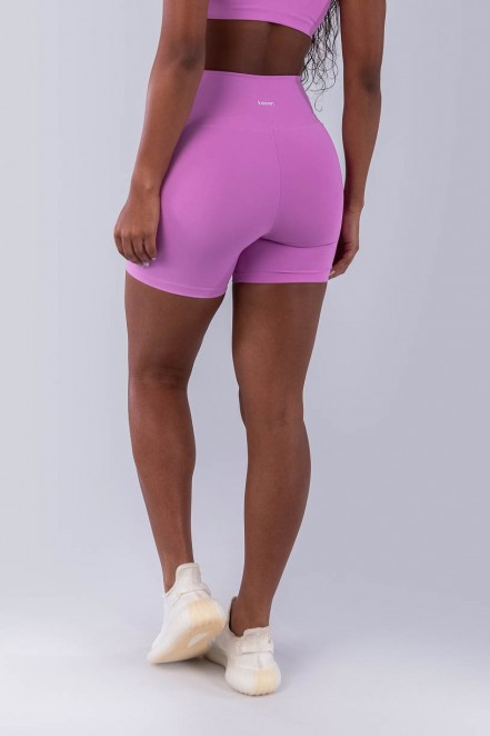 Short com Chapado Cruzado Contrastante (Aurora / Off-White) | Ref: K4483-B