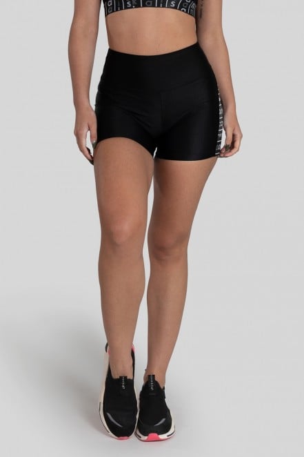 Short com Elástico (Preto) | Ref: K3160-C