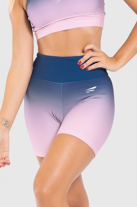 Short Fitness Meia Perna Estampa Digital Blue Hour | Ref: GO256