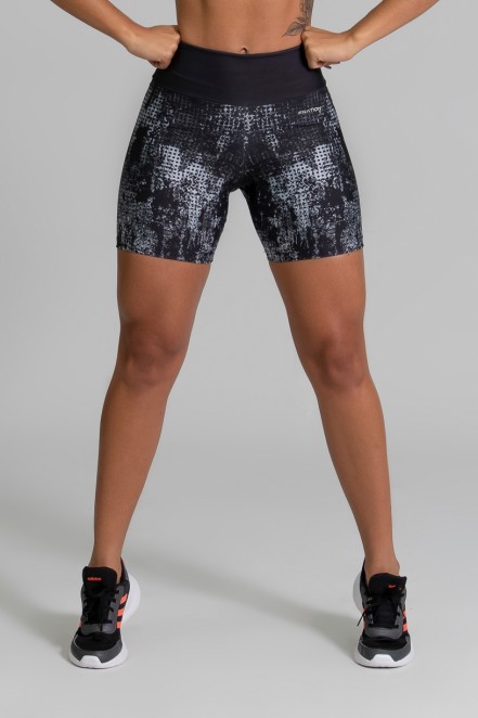 Short Fitness Meia Perna Estampa Digital Doom | Ref: GO387