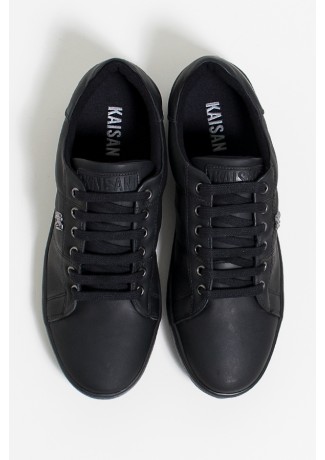 Tênis Mini Sneaker com Cadarço (Preto) | Ref: KS-T42-006