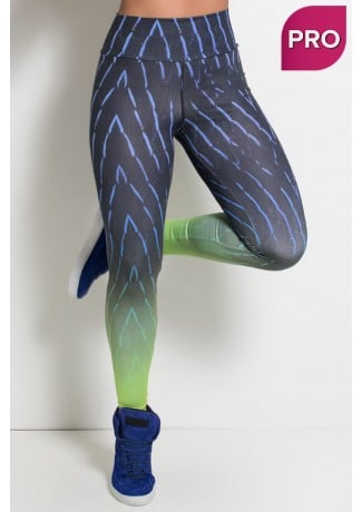 Legging Sublimada PRO (Traços com Neon) | Ref: NTSP21-001