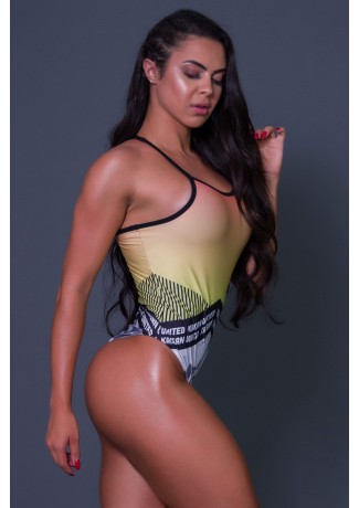Body Nadador Yellow Black Stripes | Ref: K2669