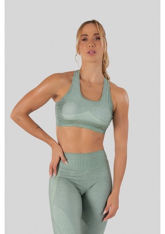 Top Nadador Estampa Digital com Viés (Greenish) | Ref: K3271-A