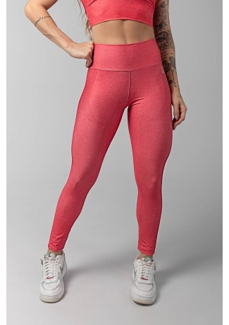 Calça Legging Estampa Digital com Cós Duplo (Vermelho) | Ref: K3600-D