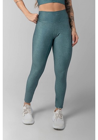 Calça Legging Estampa Digital com Cós Duplo (Verde Escuro) | Ref: K3600-L