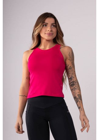 Camiseta com Alça Fina (Rosa) | Ref: K3425-D
