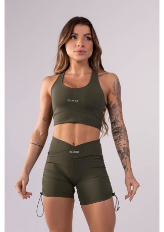 Top Assimétrico com Viés (Verde Militar) | Ref: K3543-C