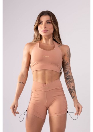 Top Assimétrico com Viés (Nude) | Ref: K3543-D