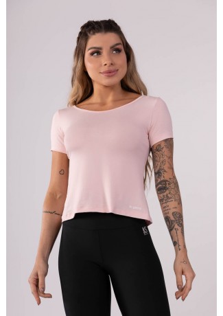 Blusa com Detalhe nas Costas (Rosa Claro) | Ref: K3560-C