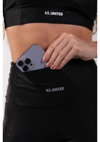 Calça Legging com Porta Celular (Preto) | Ref: K3550-A
