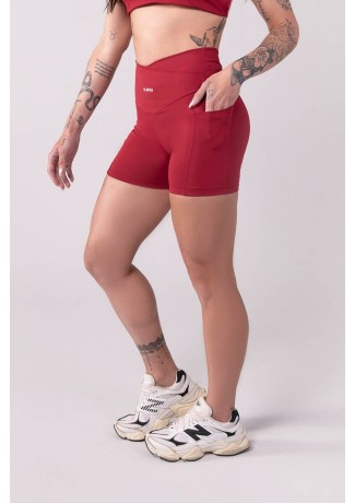 Short com Franzido e Bolso (Vinho) | Ref: K3446-B